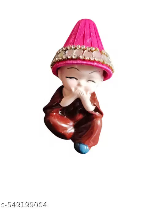 Colorful 4 Monks Buddha Figurines - for Home Decor| Office Decor
