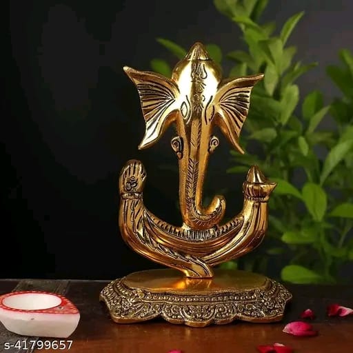Morden Ganesh Ji Statue | Ganesh Ji Murti for Pooja | Metal Ganesh Ji Idols