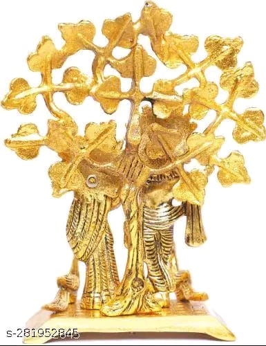 Radha Krishna Tree Idol set For Home,Temple,Office And Gifting Purpose Luck, Love, Happiness and Prosperity Size L-B-H-17x8x22 cm